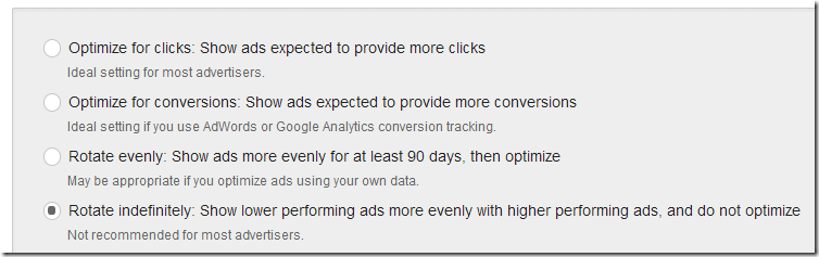 Types of ad rotation thumbnail