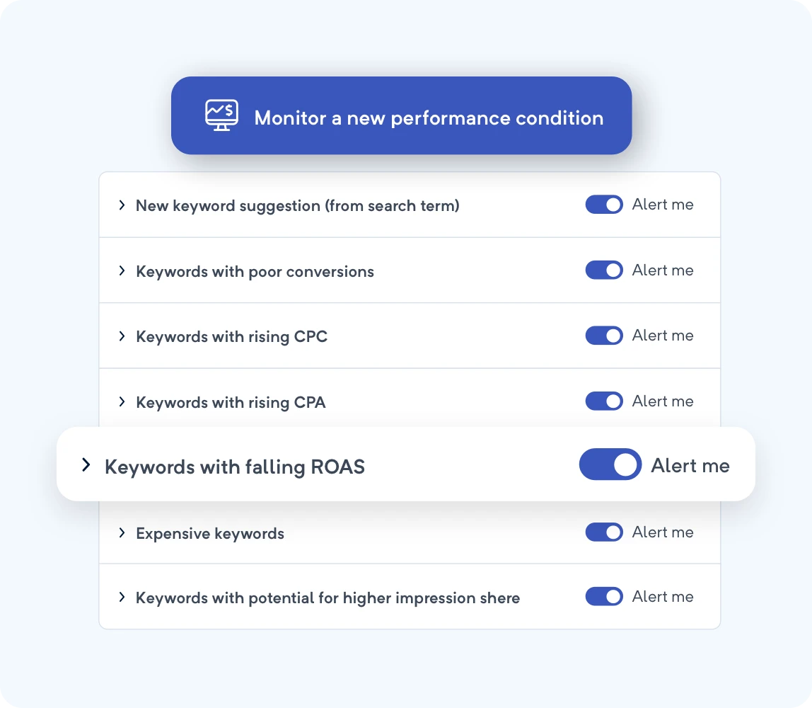 Customize your audits