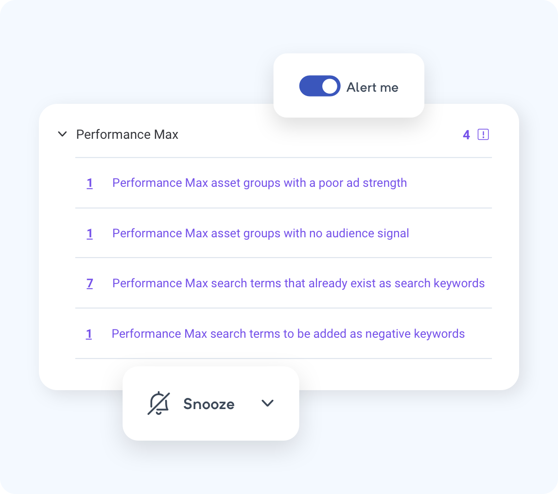 Performance Max search terms insights
